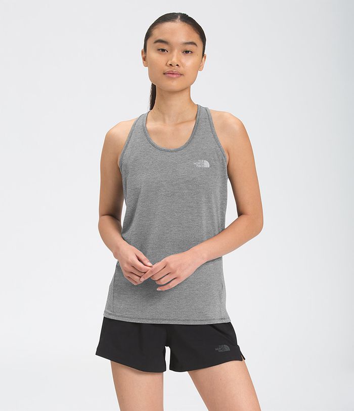 Tank Top The North Face Mujer Wander Gris - Peru 78153DPRO